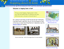 Tablet Screenshot of hoppingdowninkent.org.uk